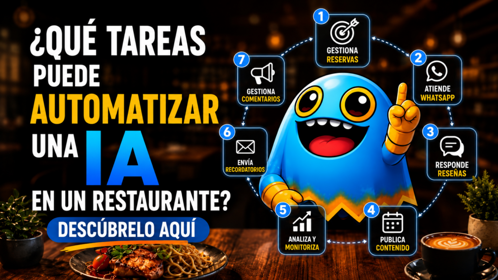 ¿Qué tareas puede automatizar una IA en un restaurante?