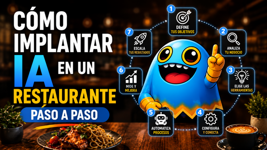 Cómo implantar IA en un restaurante: 5 pasos esenciales