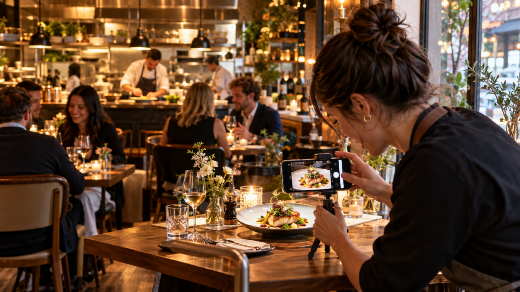 Cómo producir contenido sin convertir el restaurante en un estudio