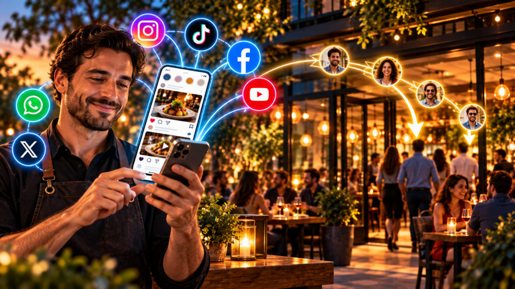 Qué papel tienen las redes sociales en un restaurante
